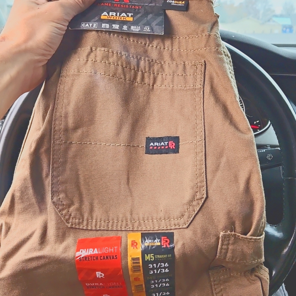 FR Ariat Brown Cargo Pants